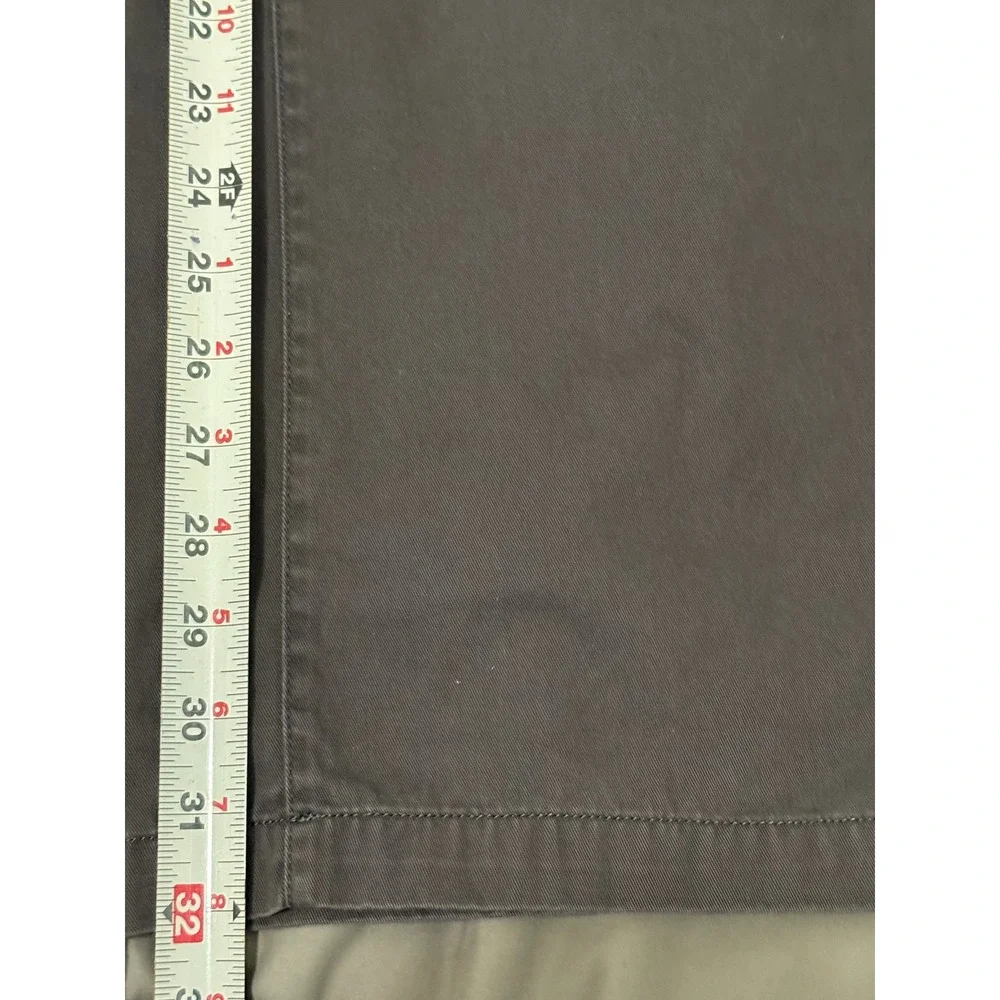 The North Face Mens ABLS Chino Pants Gray Straight Leg Trousers Size 34 Regular